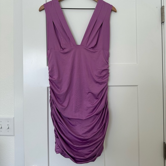Purple Stretchy Dress - Picture 2 of 4